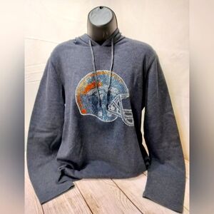 Denver Broncos NFL Women's Eddie Bauer Rhinestone Pullover XL